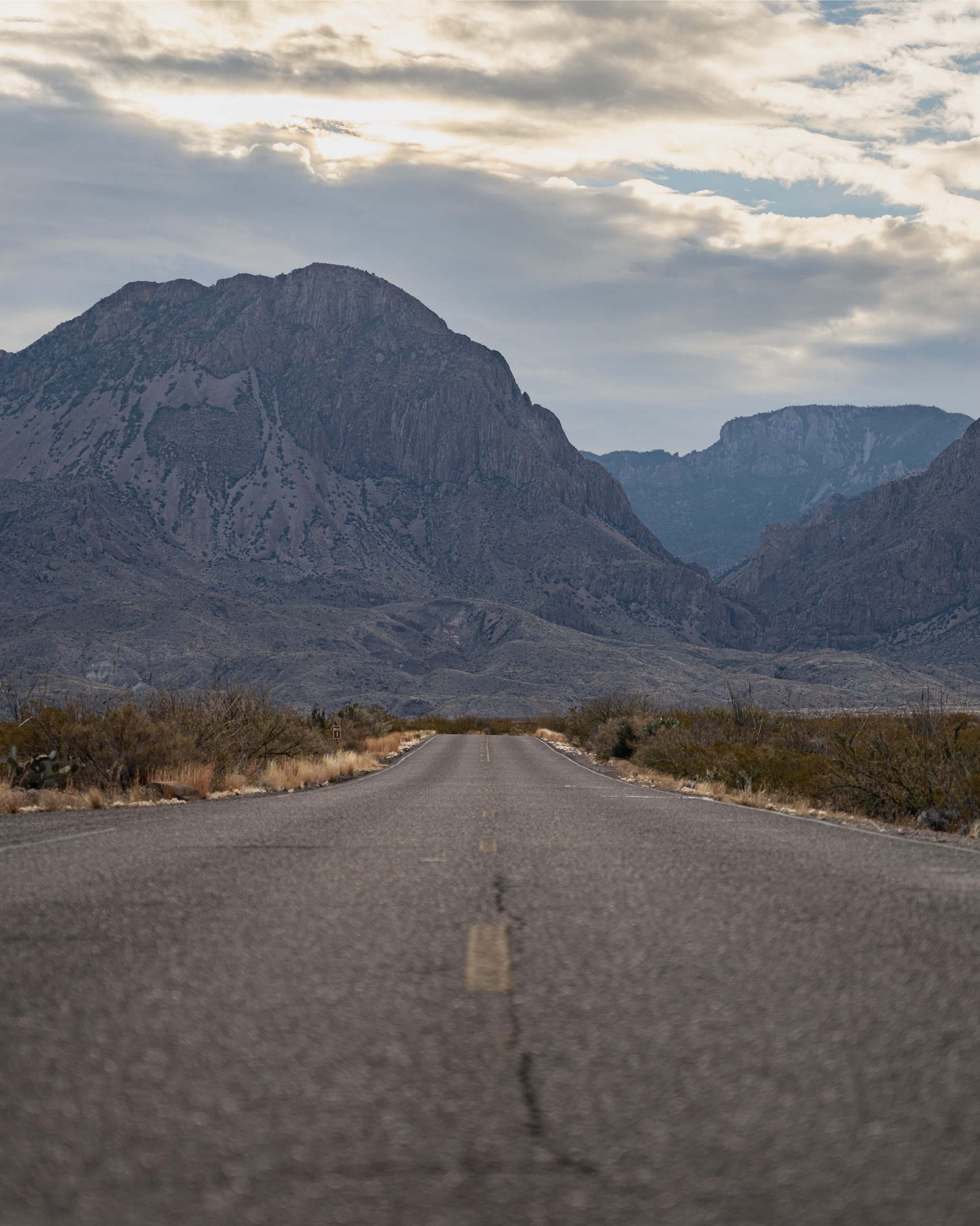 Ross Maxwell Scenic Drive in Big Bend National Park
